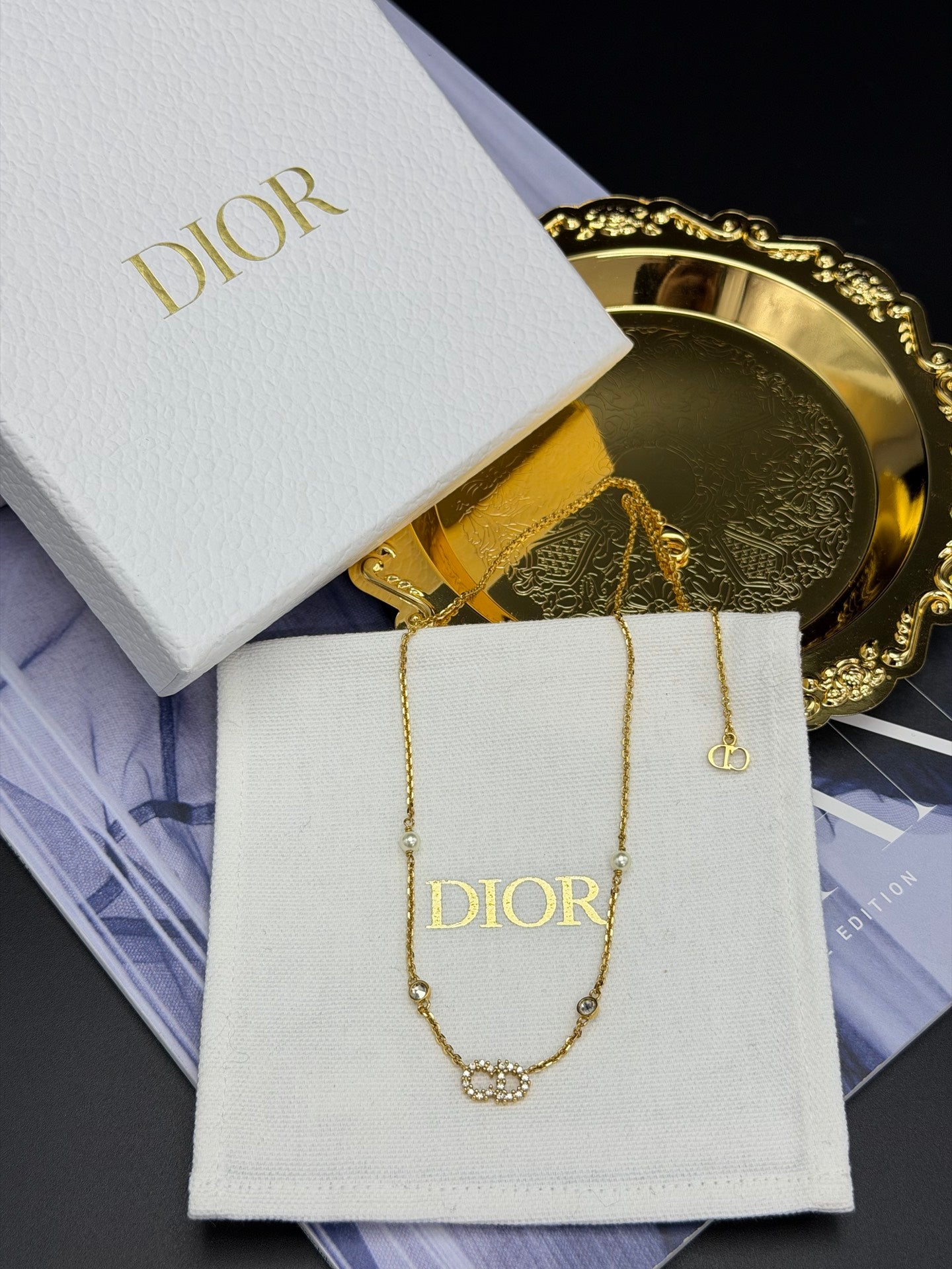 Christian Dior Clair D Lune Necklace