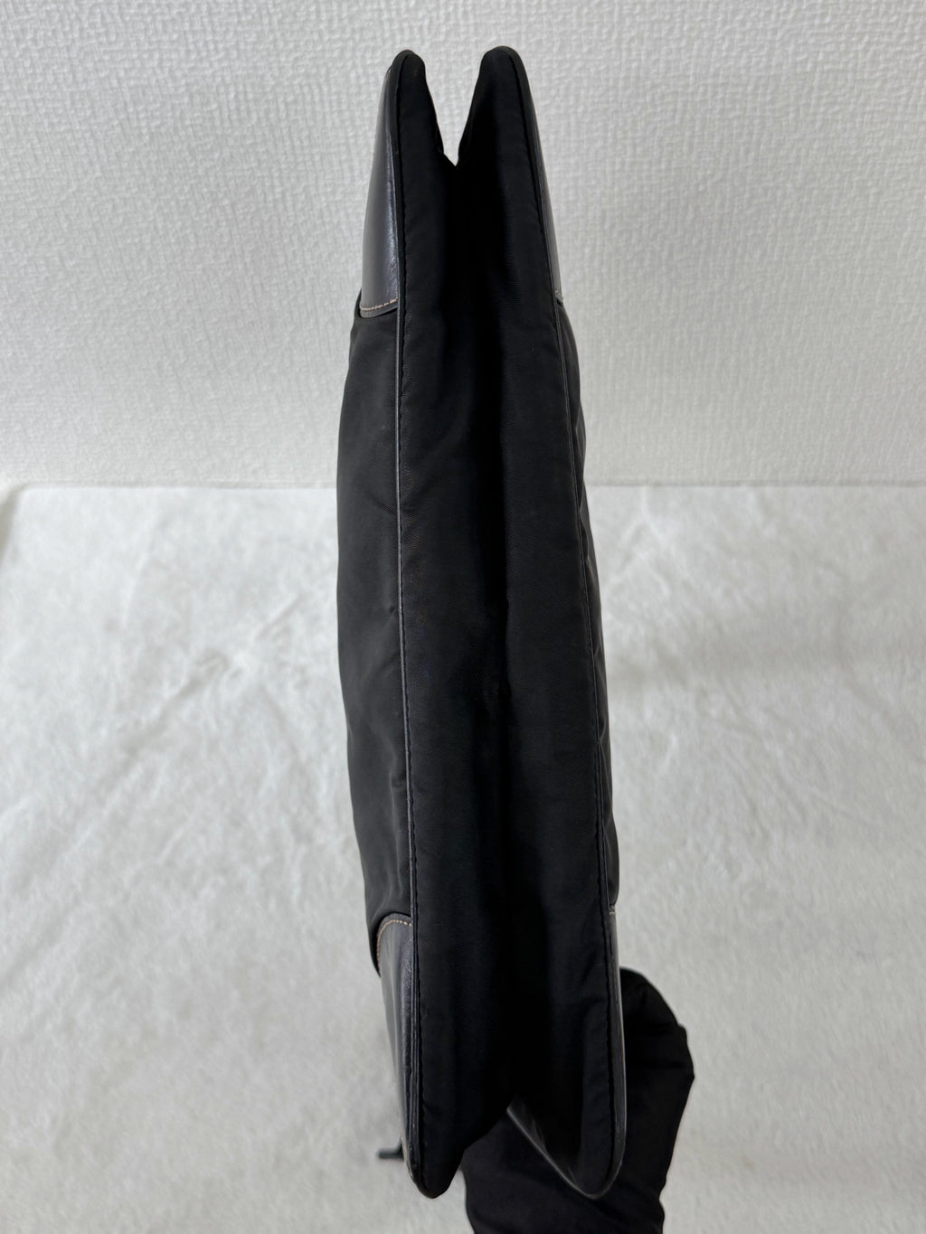 Prada Tessuto Light Nylon Soft Calf Shoulder Bag