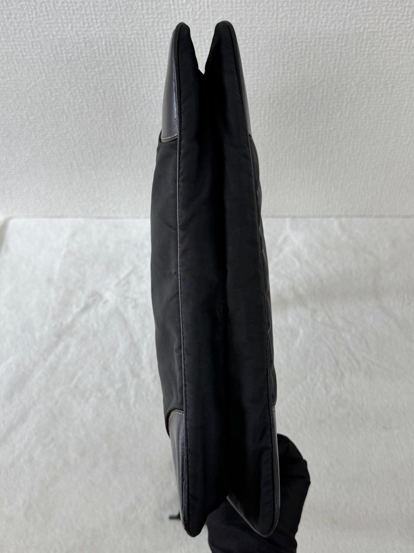 Prada Tessuto Light Nylon Soft Calf Shoulder Bag