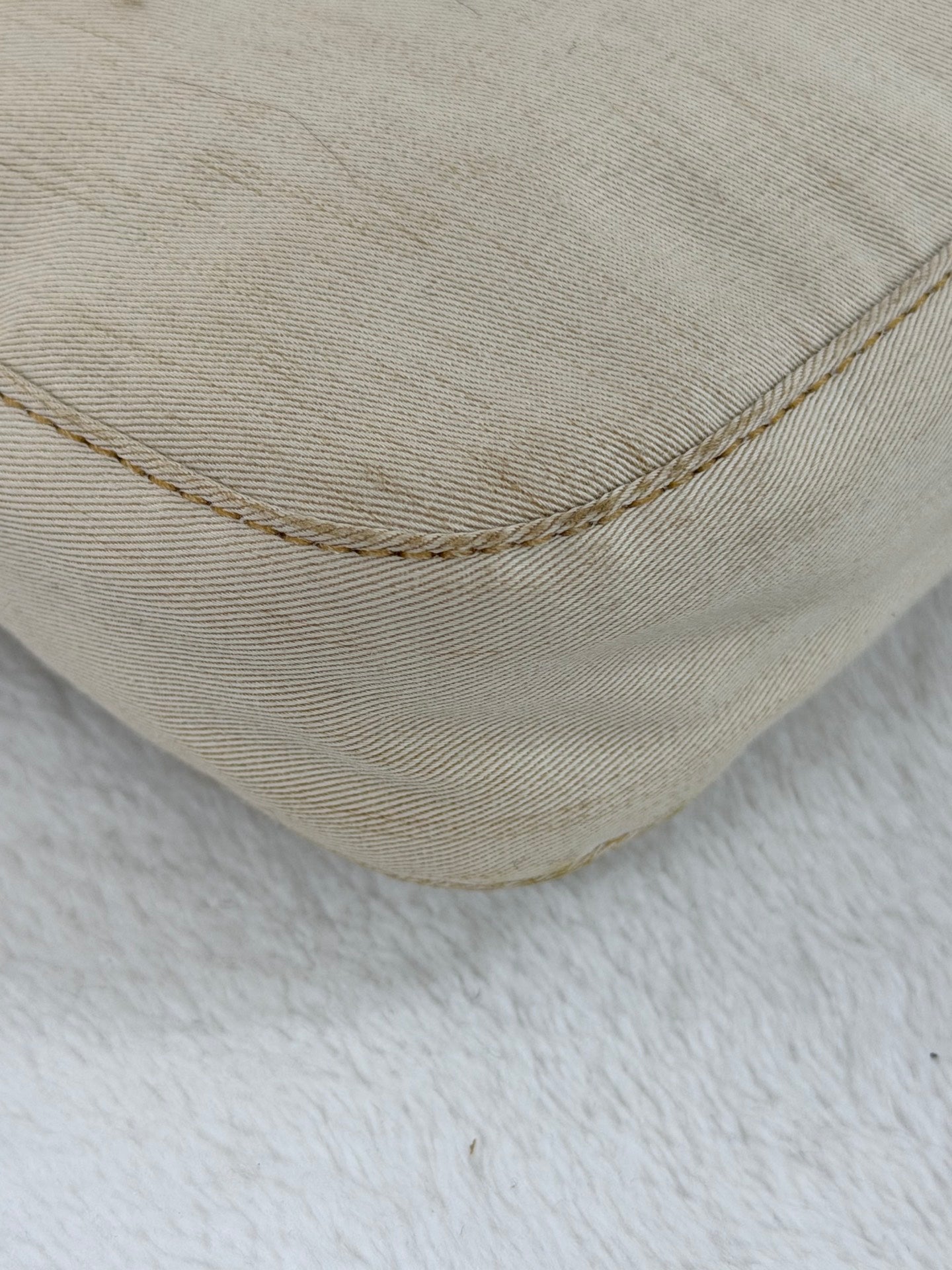 Fendi Canvas Mamma Baguette Shoulder Bag