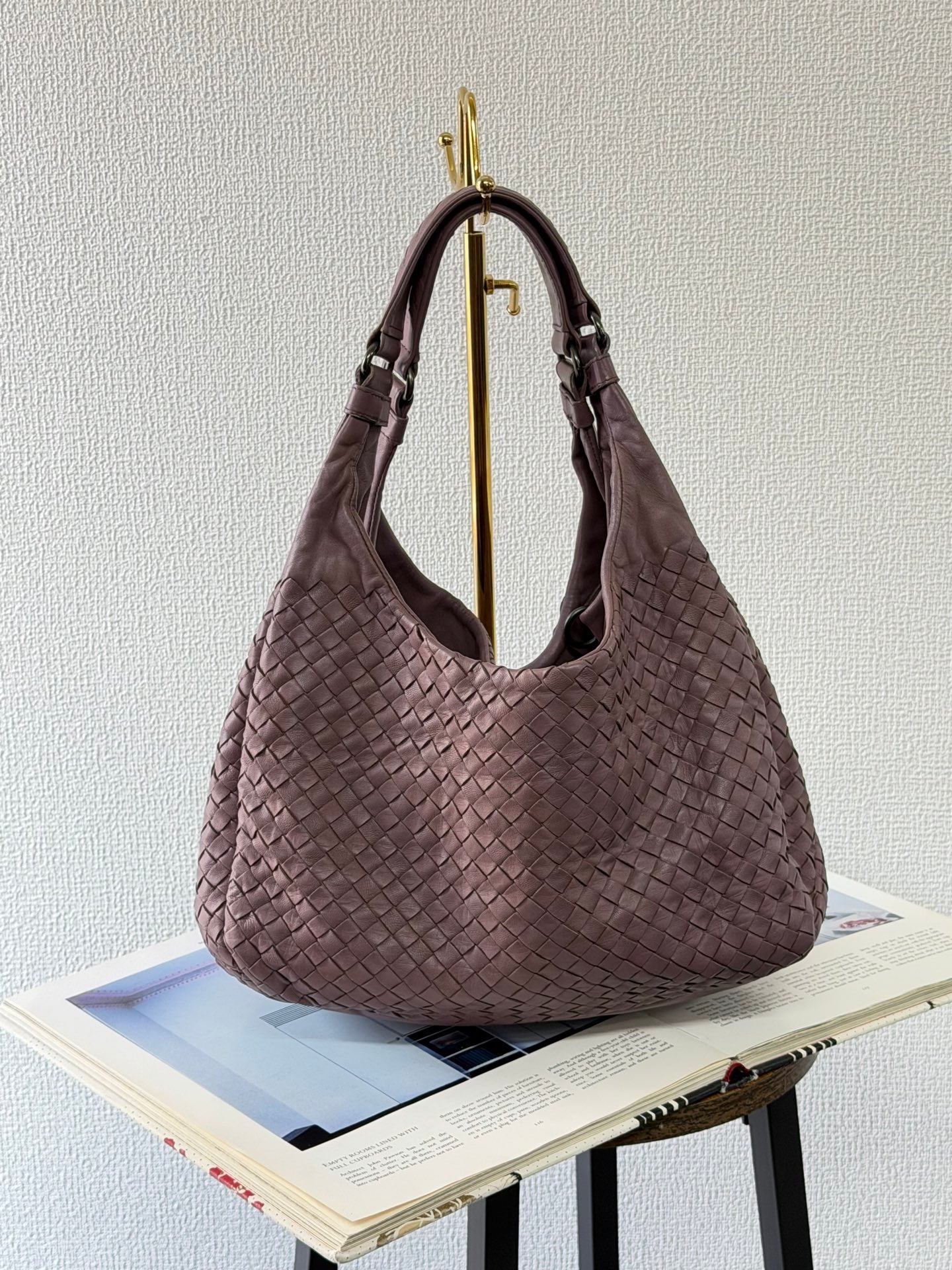 Bottega Veneta Intrecciato Nappa Campana Bag