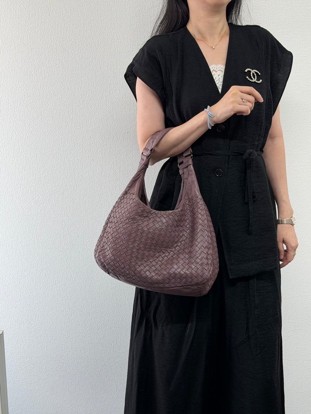 Bottega Veneta Intrecciato Nappa Campana Bag