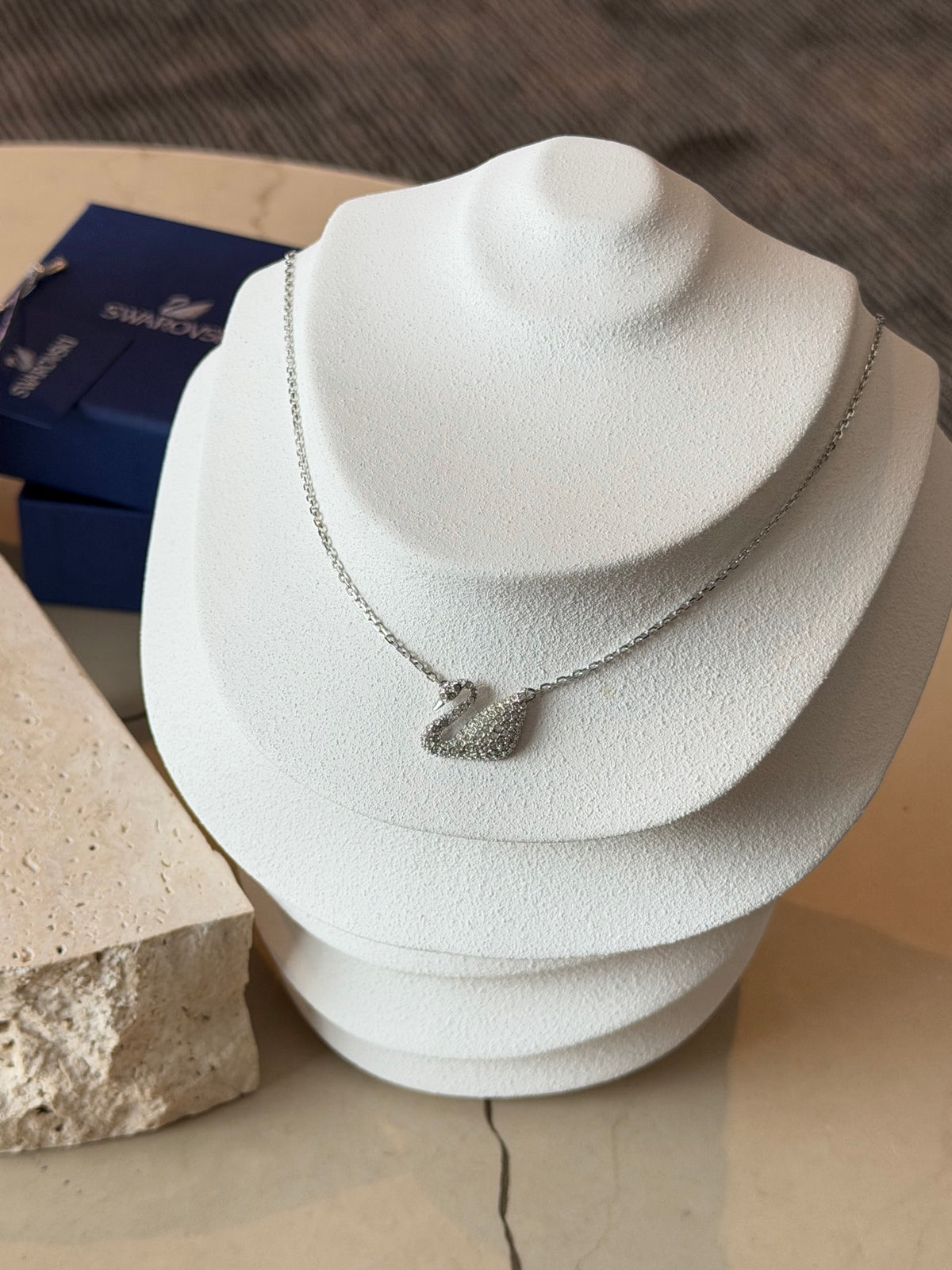 Swarovski Iconic Swan Pendant Necklace