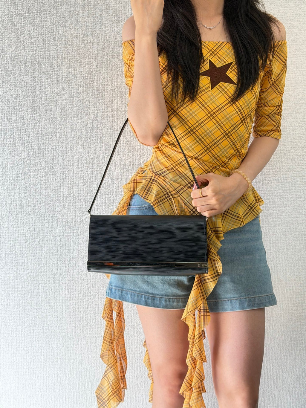 Louis Vuitton Epi Leather Sévigné Clutch Bag
