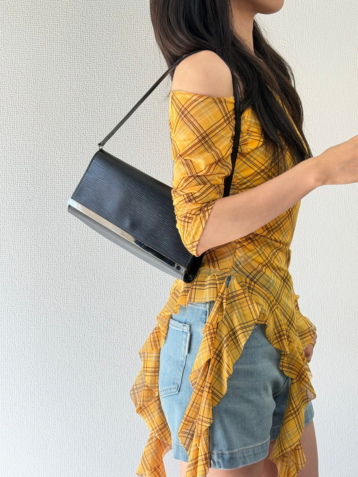 Louis Vuitton Epi Leather Sévigné Clutch Bag