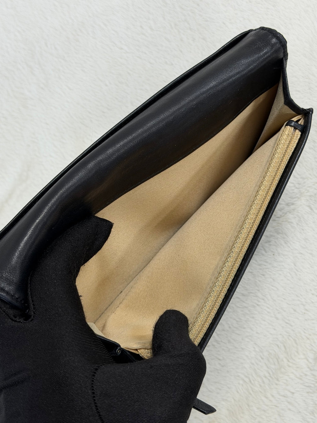 CHANEL Camellia Embossed Leather Flap Long Wallet