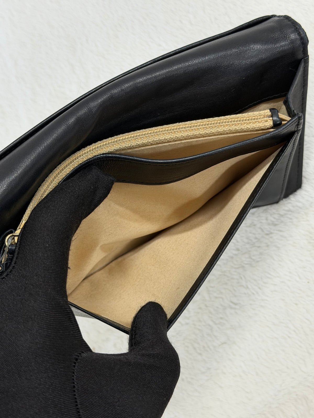 CHANEL Camellia Embossed Leather Flap Long Wallet