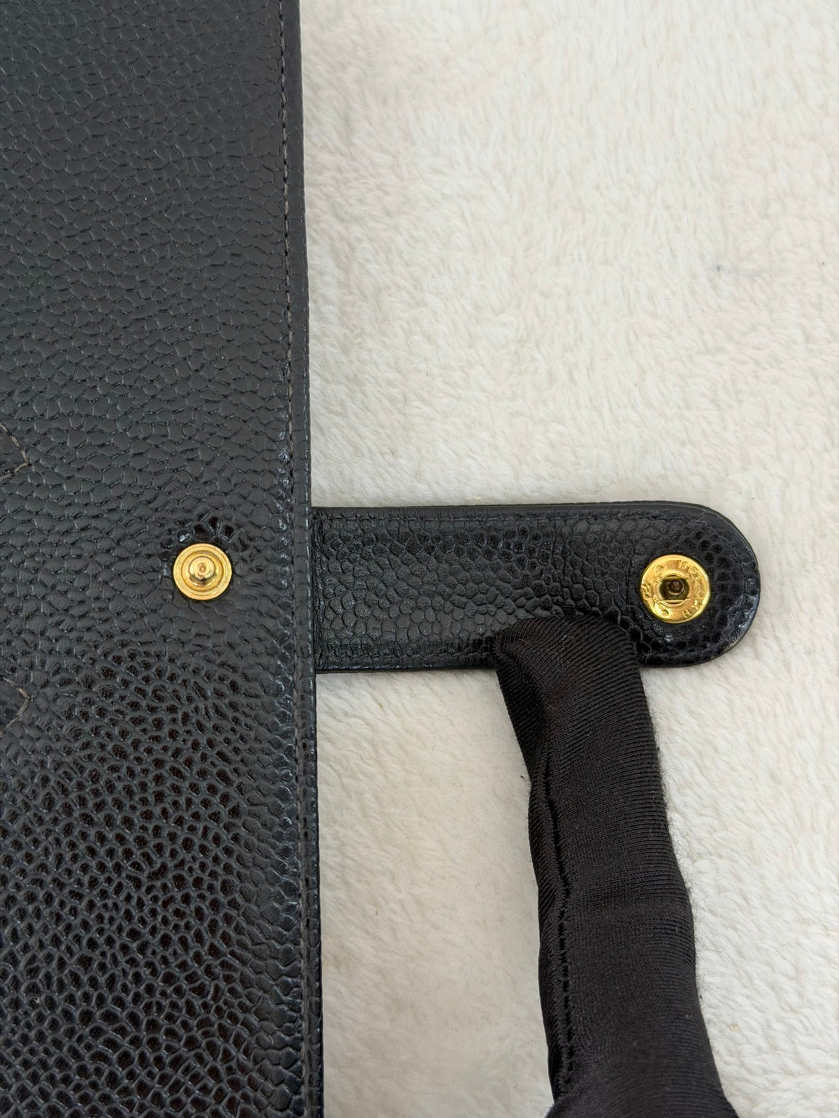 Chanel Classic Caviar Double C Notebook