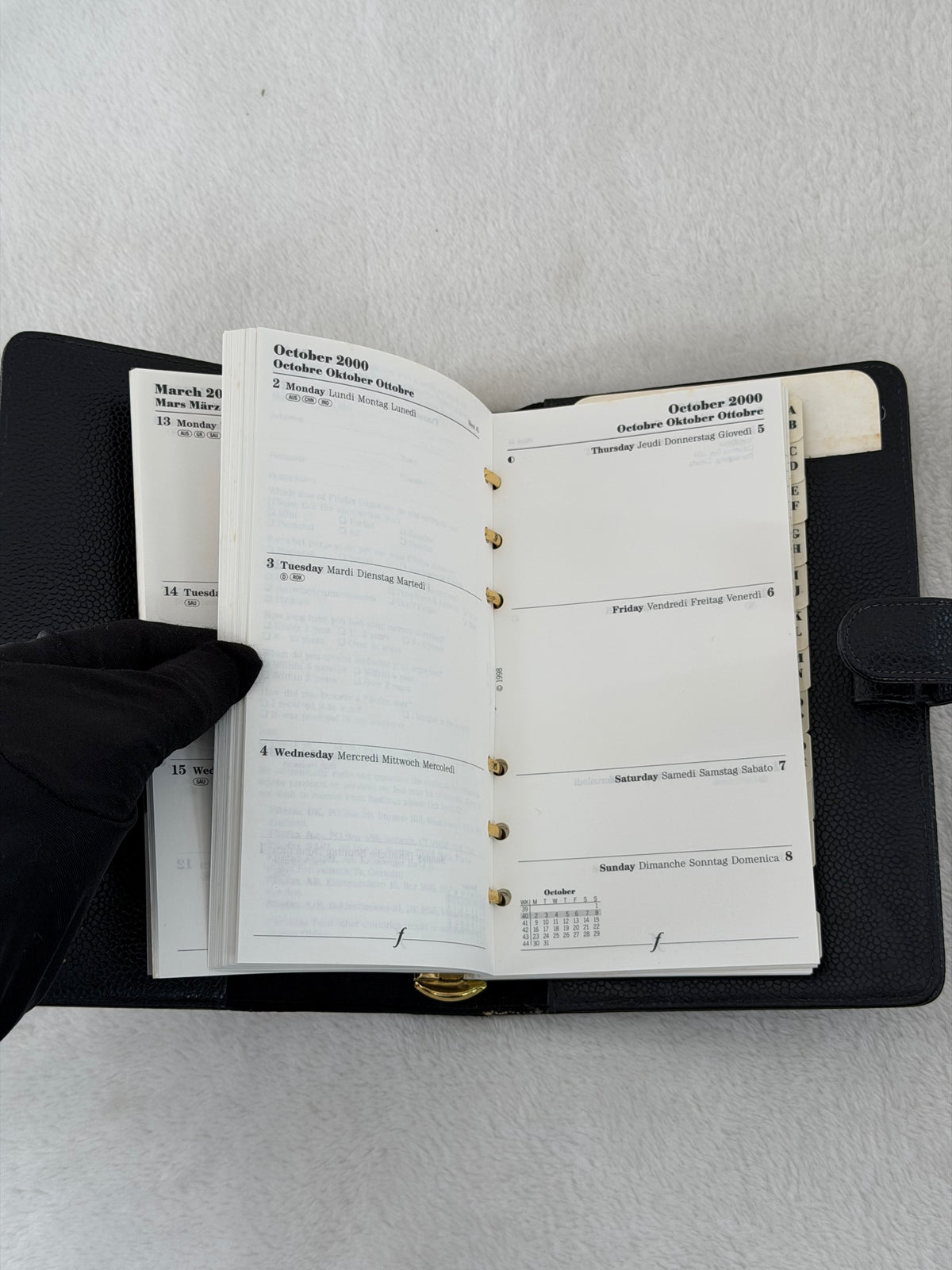 Chanel Classic Caviar Double C Notebook