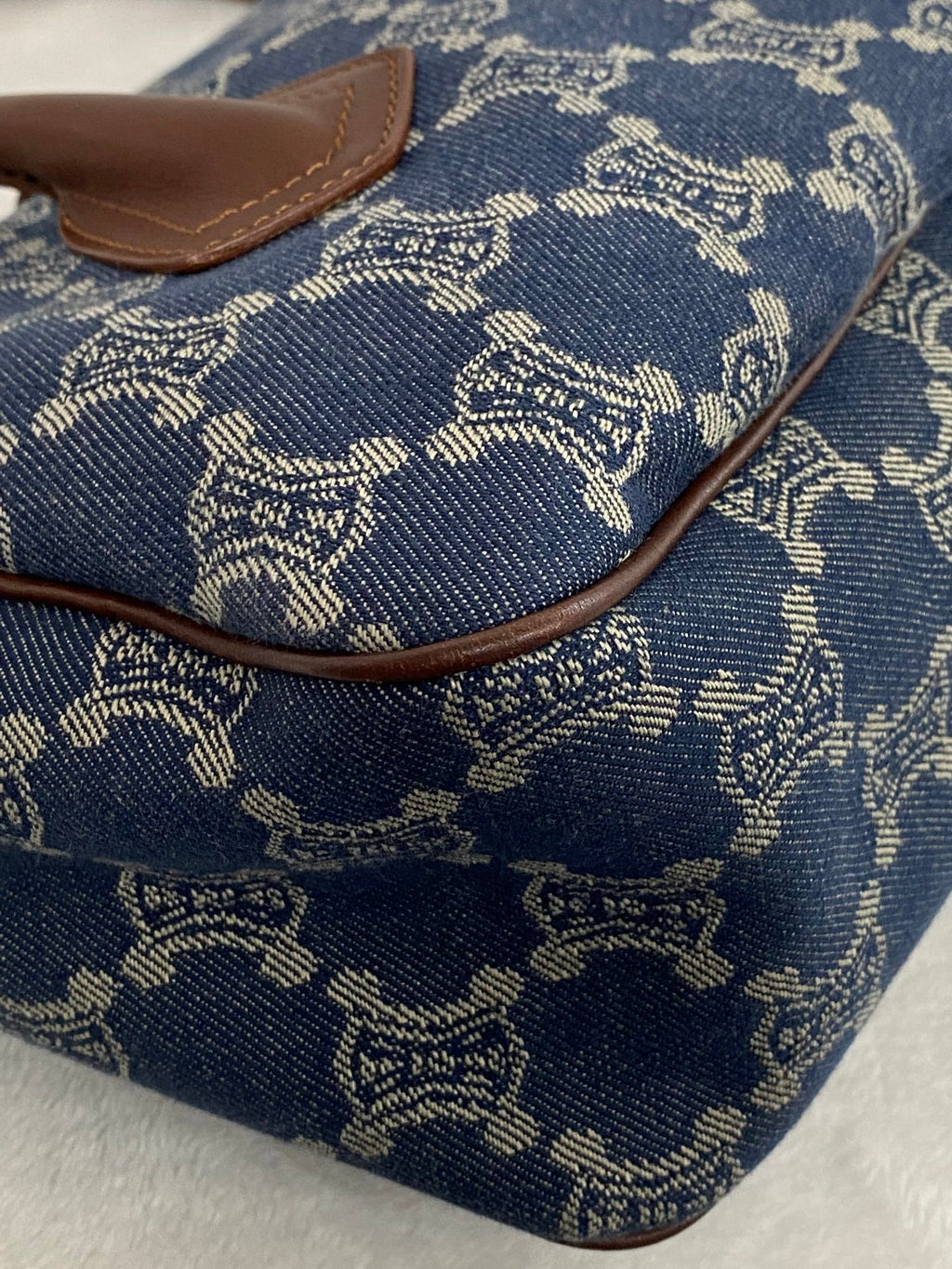 CELINE Macadam Denim  Handbag