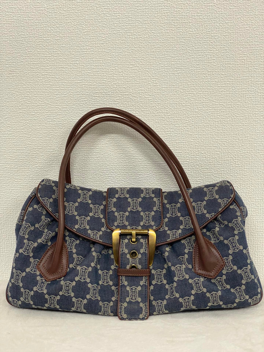CELINE Macadam Denim  Handbag