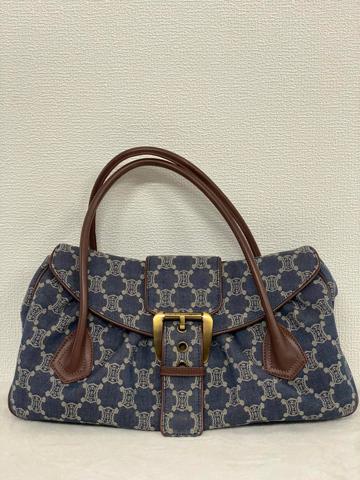 CELINE Macadam Denim  Handbag