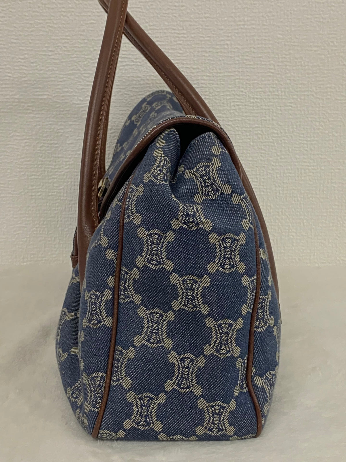 CELINE Macadam Denim  Handbag