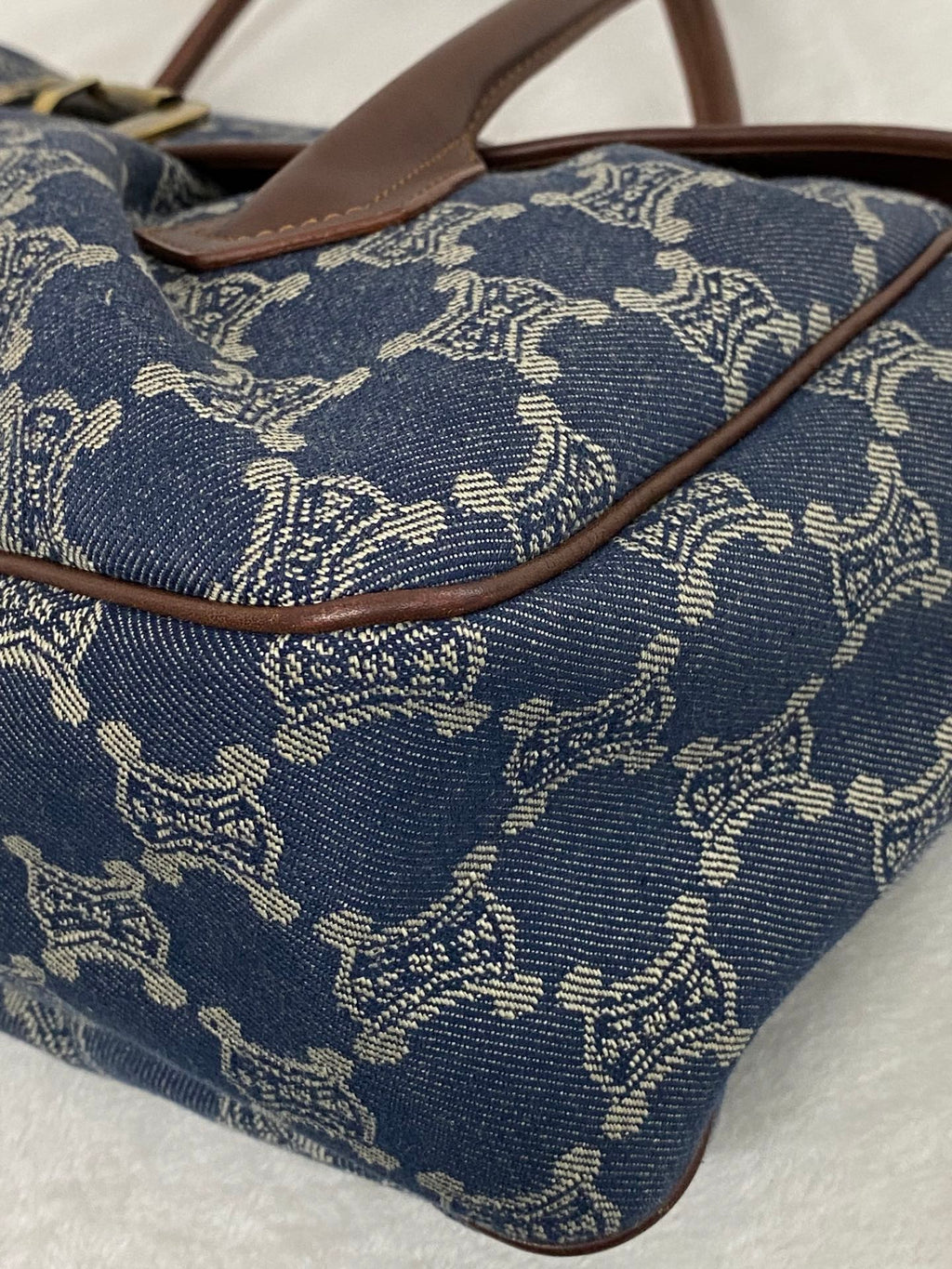 CELINE Macadam Denim  Handbag