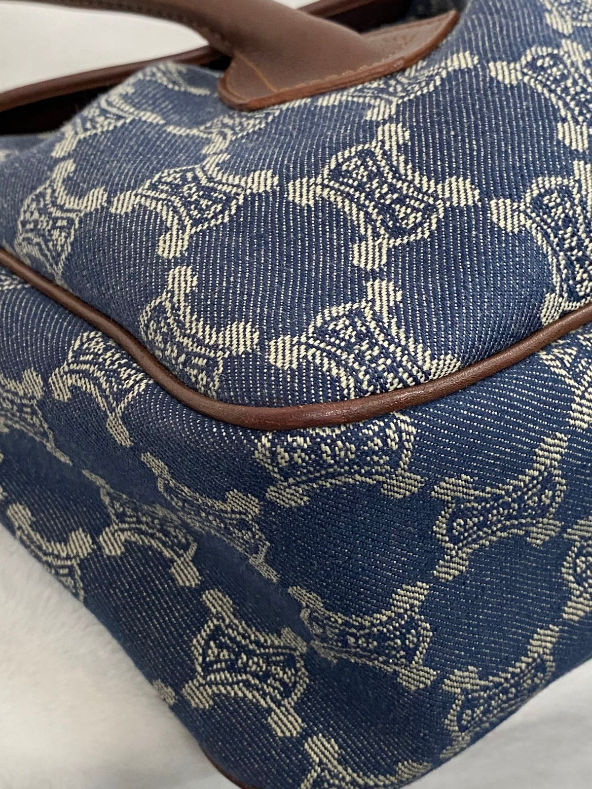 CELINE Macadam Denim  Handbag