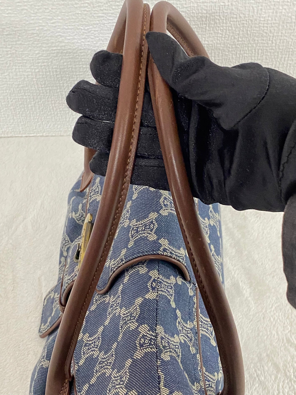 CELINE Macadam Denim  Handbag