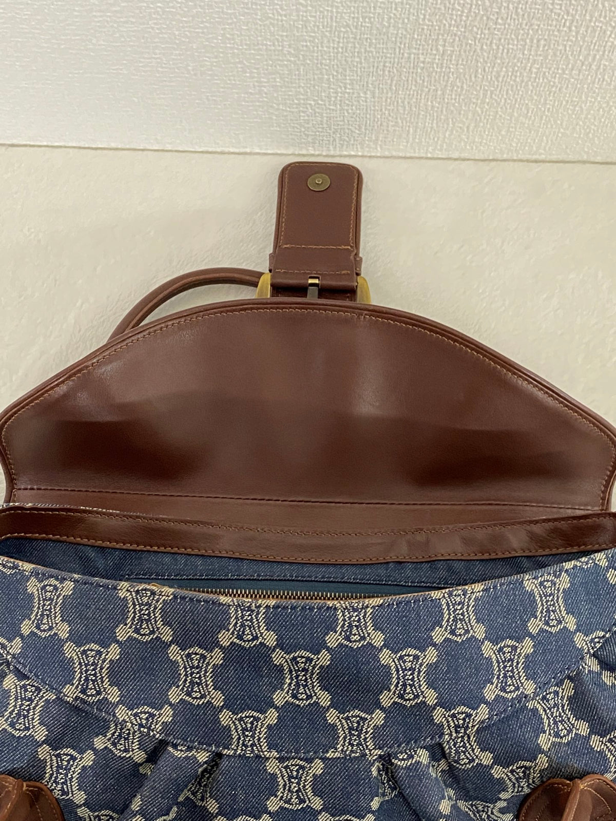 CELINE Macadam Denim  Handbag