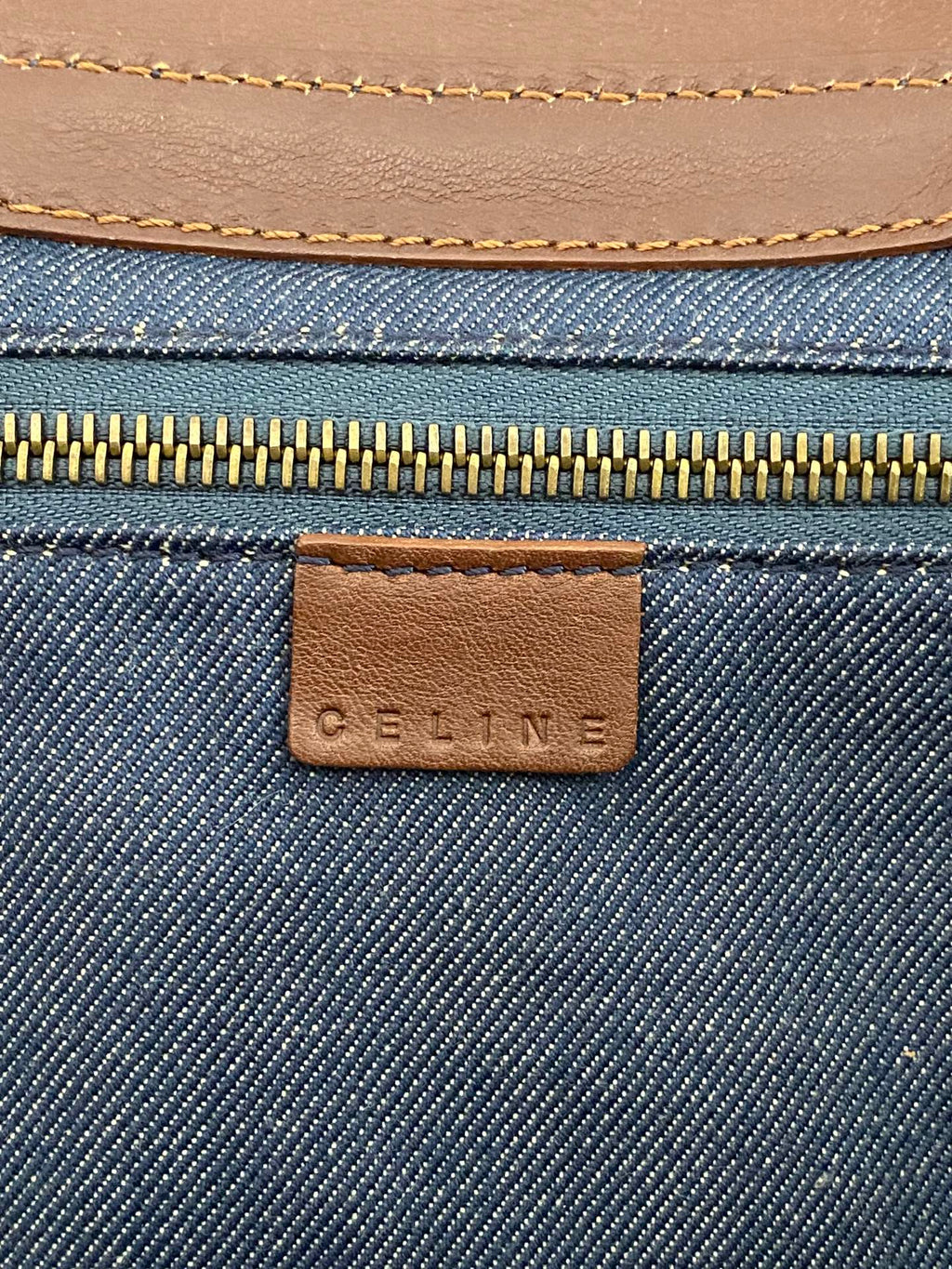 CELINE Macadam Denim  Handbag