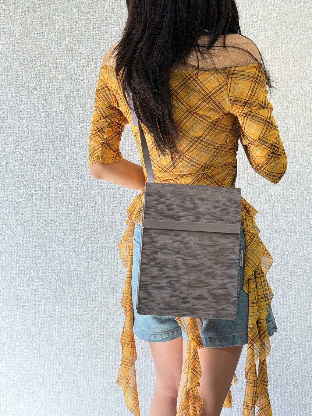 LOUIS VUITTON Epi Violet Shoulderbag