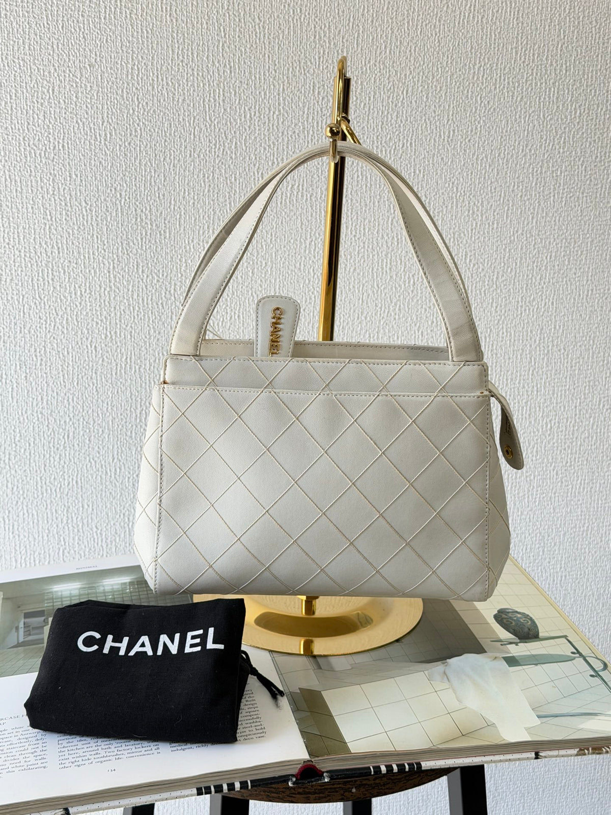 CHANEL Wild Stitch Matelasse Handbag