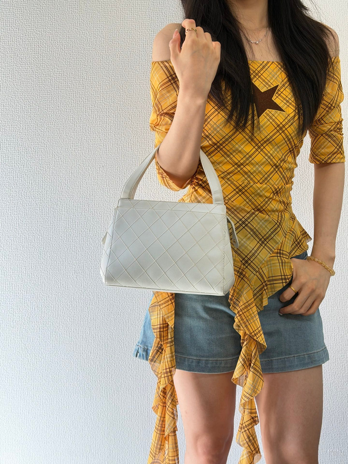 CHANEL Wild Stitch Matelasse Handbag