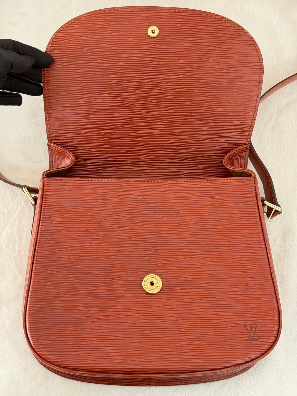 Louis Vuitton Epi Saint Cloud Shoulder Bag