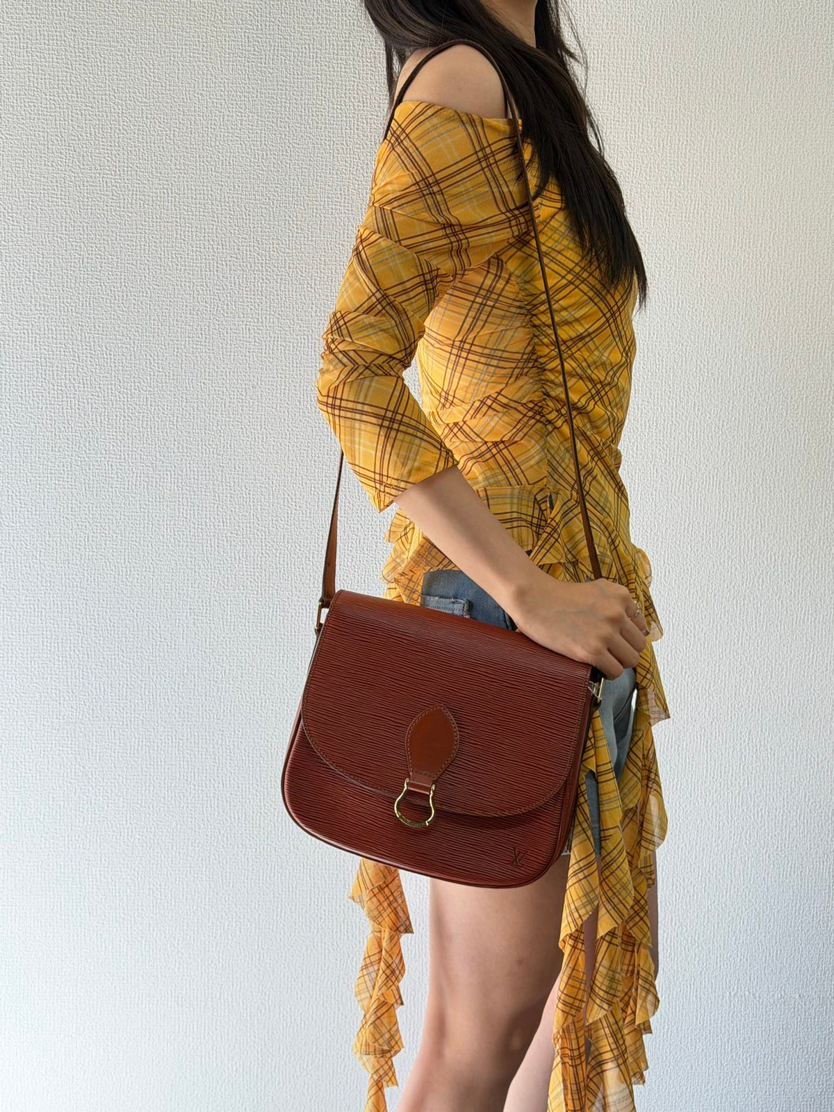 Louis Vuitton Epi Saint Cloud Shoulder Bag