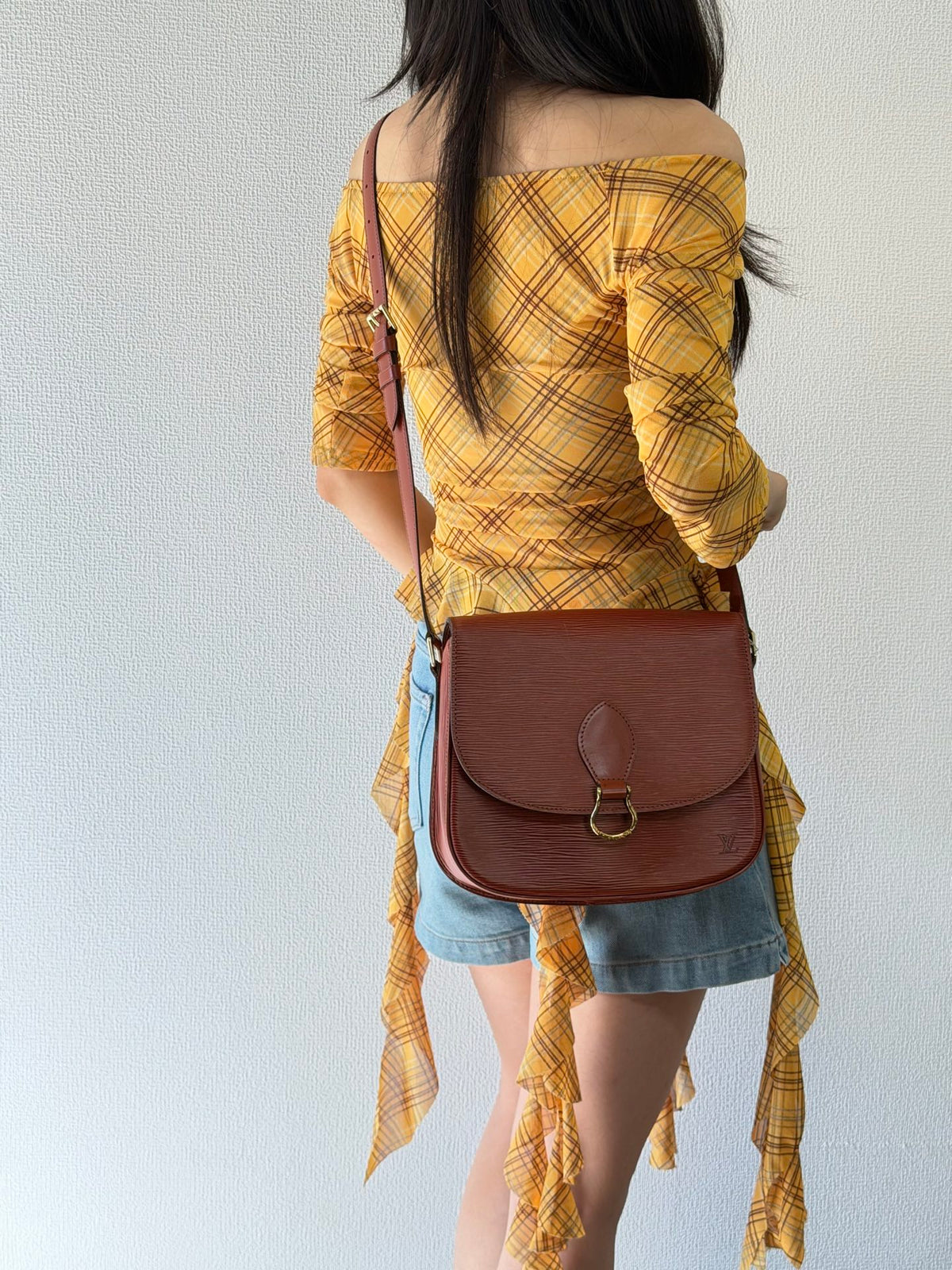 Louis Vuitton Epi Saint Cloud Shoulder Bag
