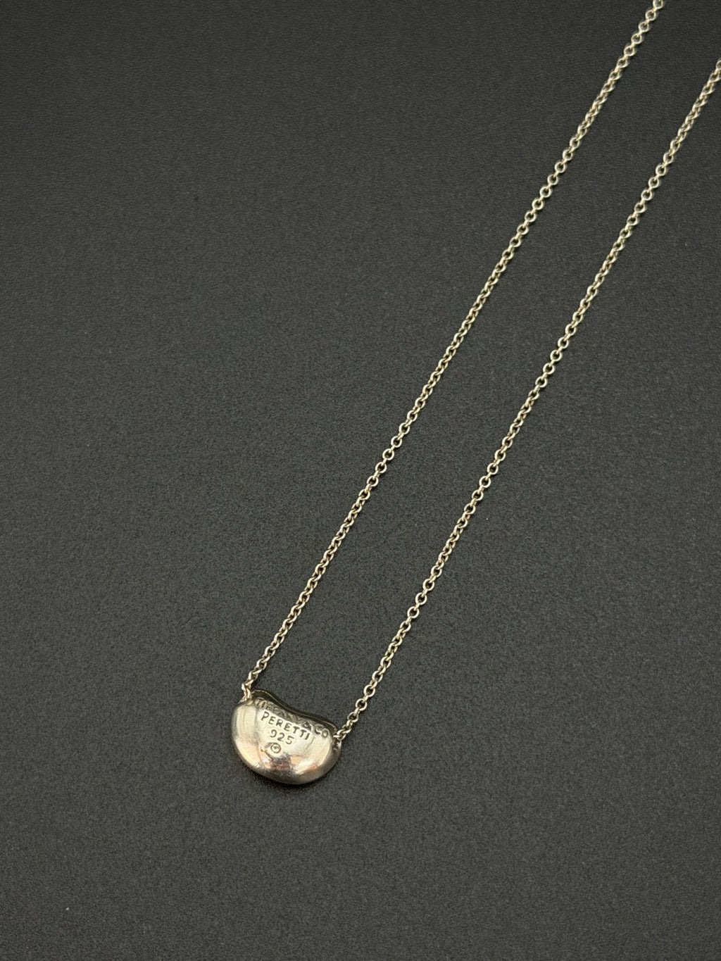 Tiffany & Co. Elsa Peretti Bean Pendant Necklace