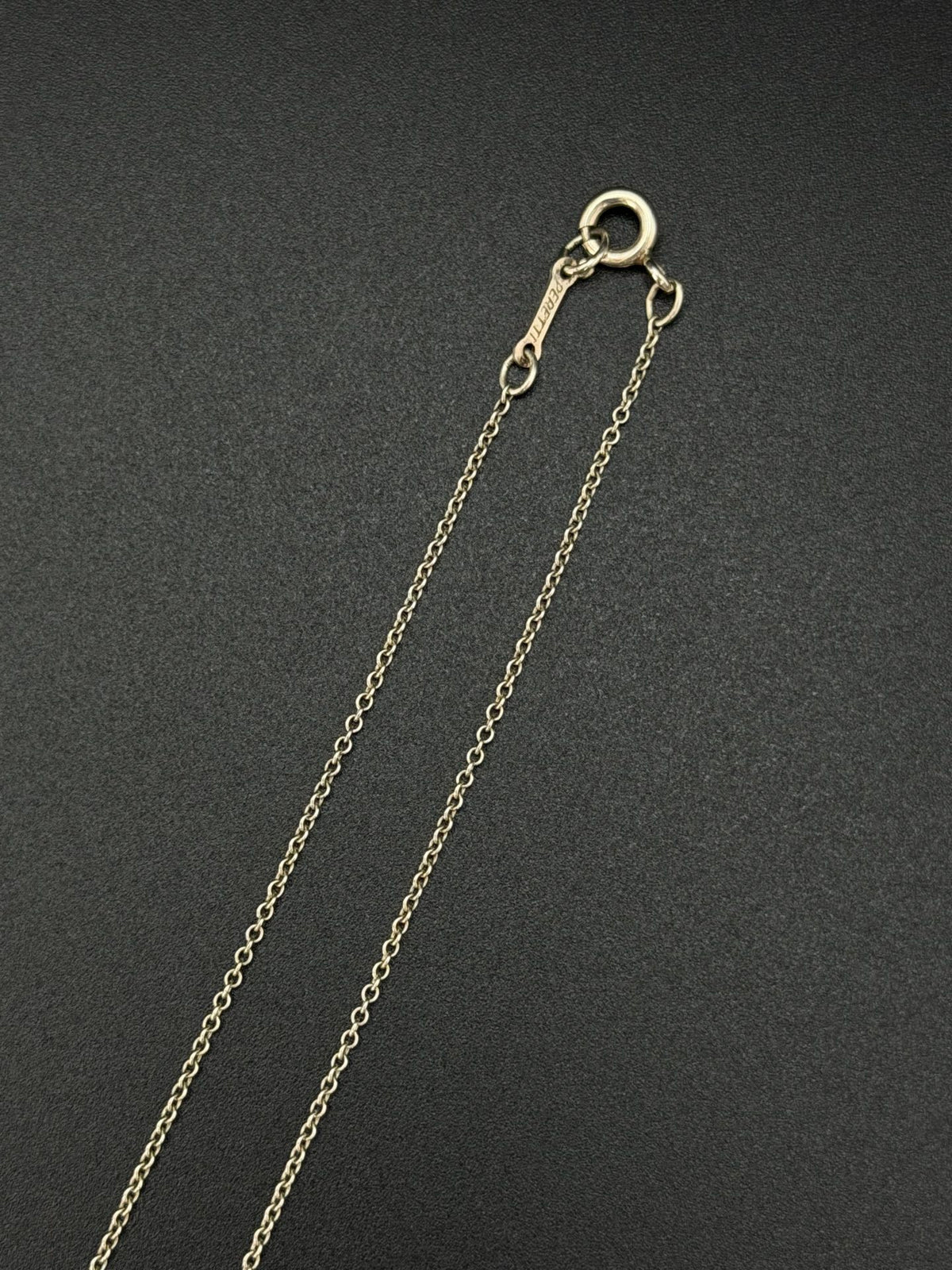 Tiffany & Co. Elsa Peretti Bean Pendant Necklace