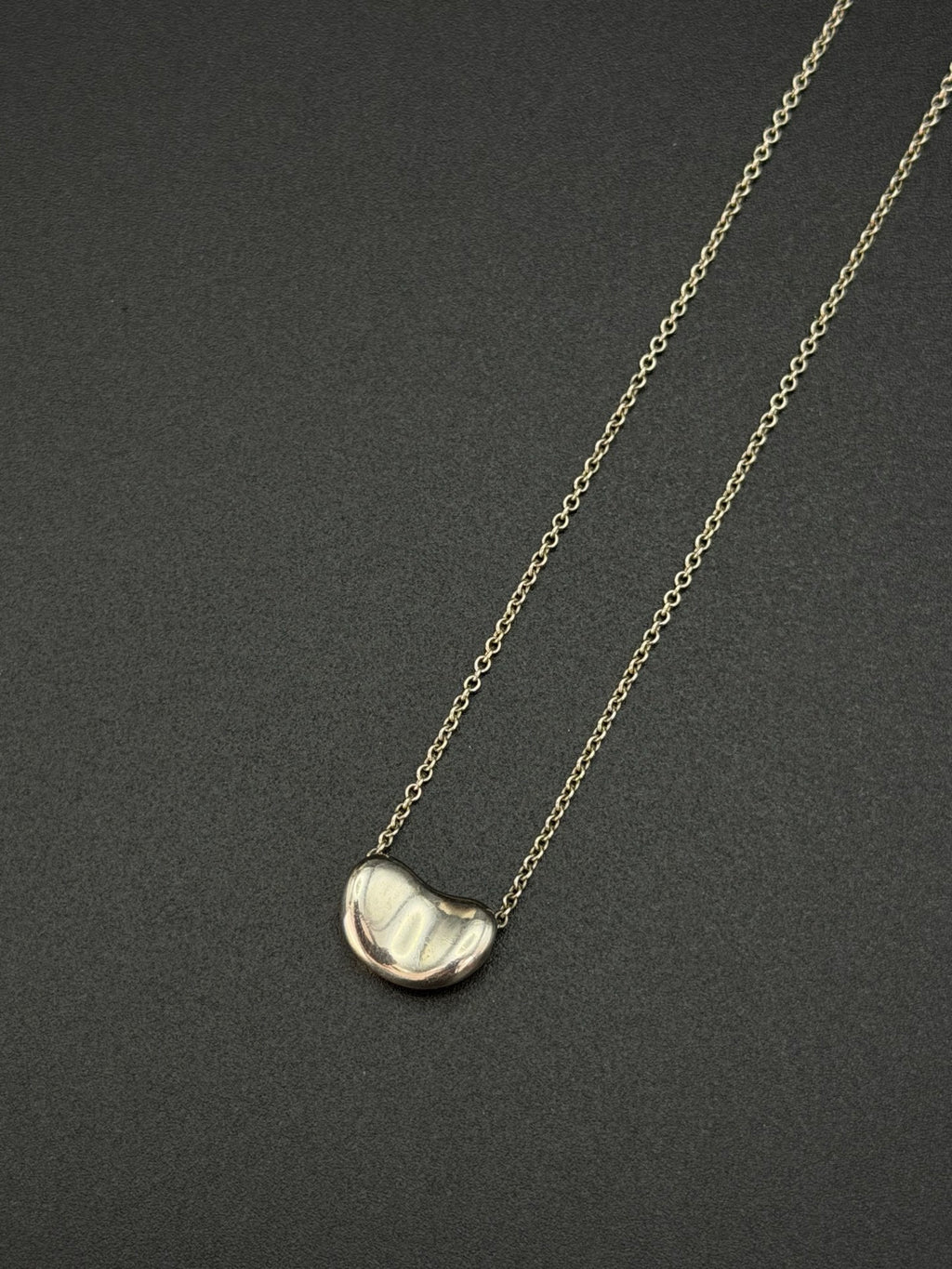 Tiffany & Co. Elsa Peretti Bean Pendant Necklace