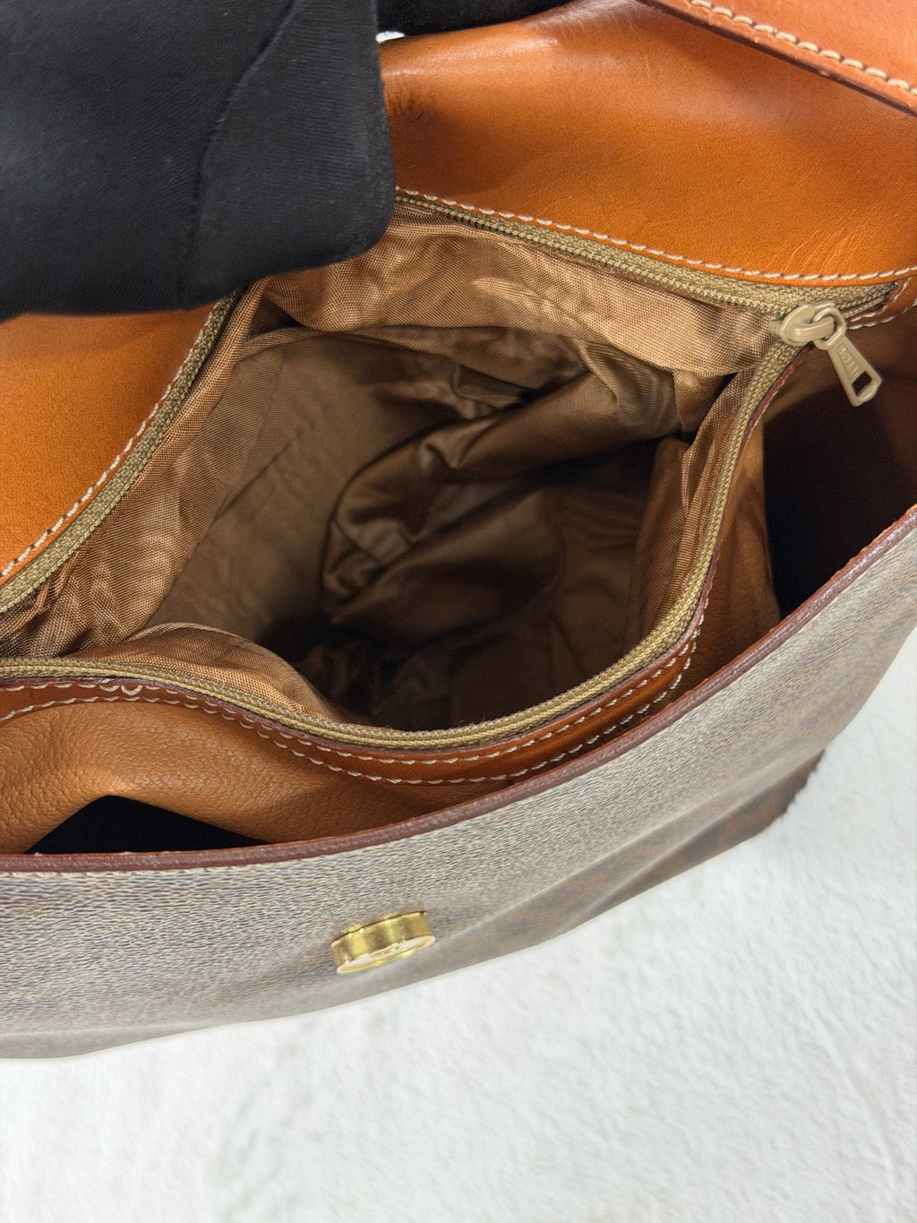 CELINE Vintage Macadam Shoulder Bag