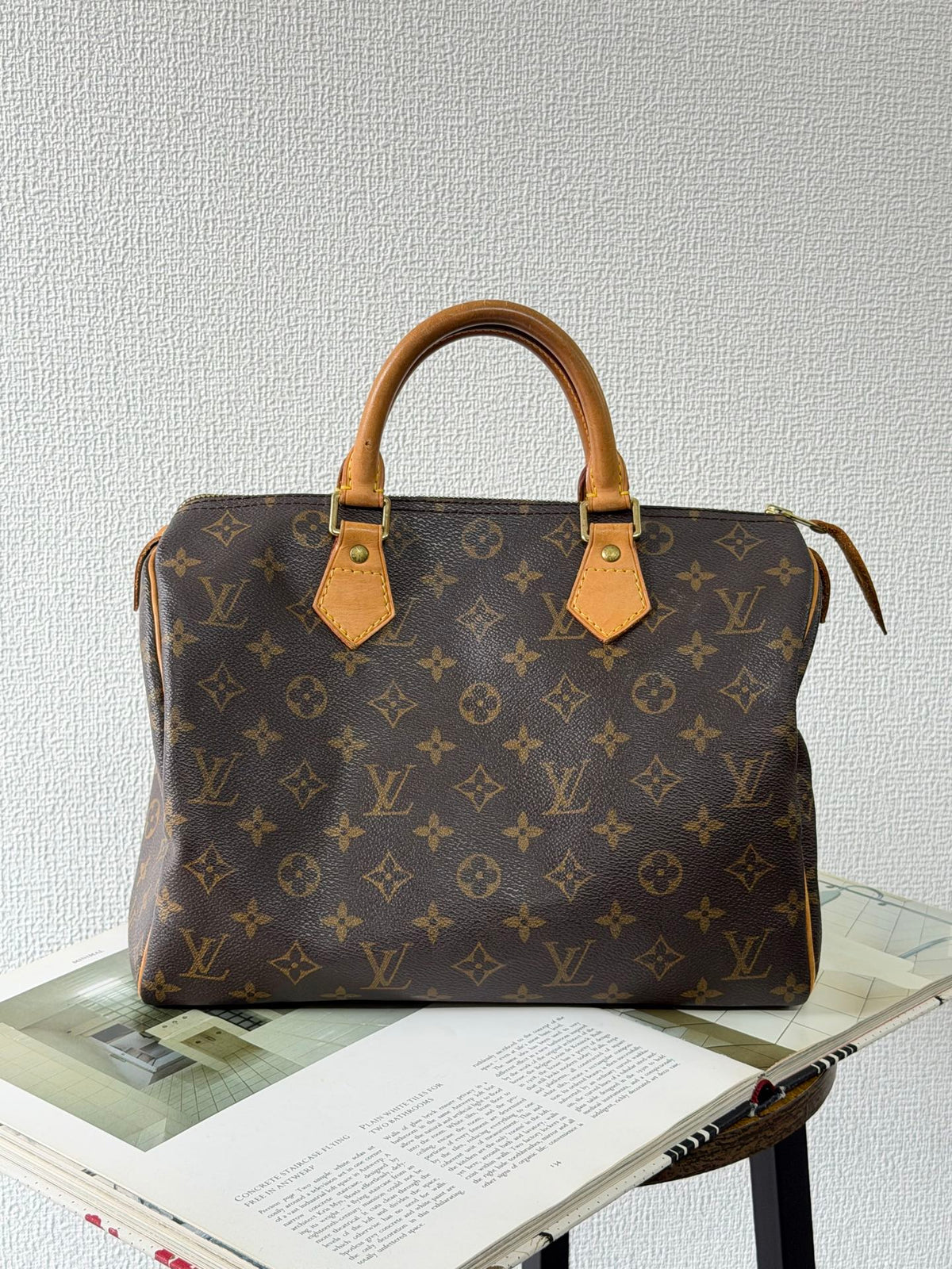 Louis Vuitton Vintage 2003 Monogram Speedy 30 Bag
