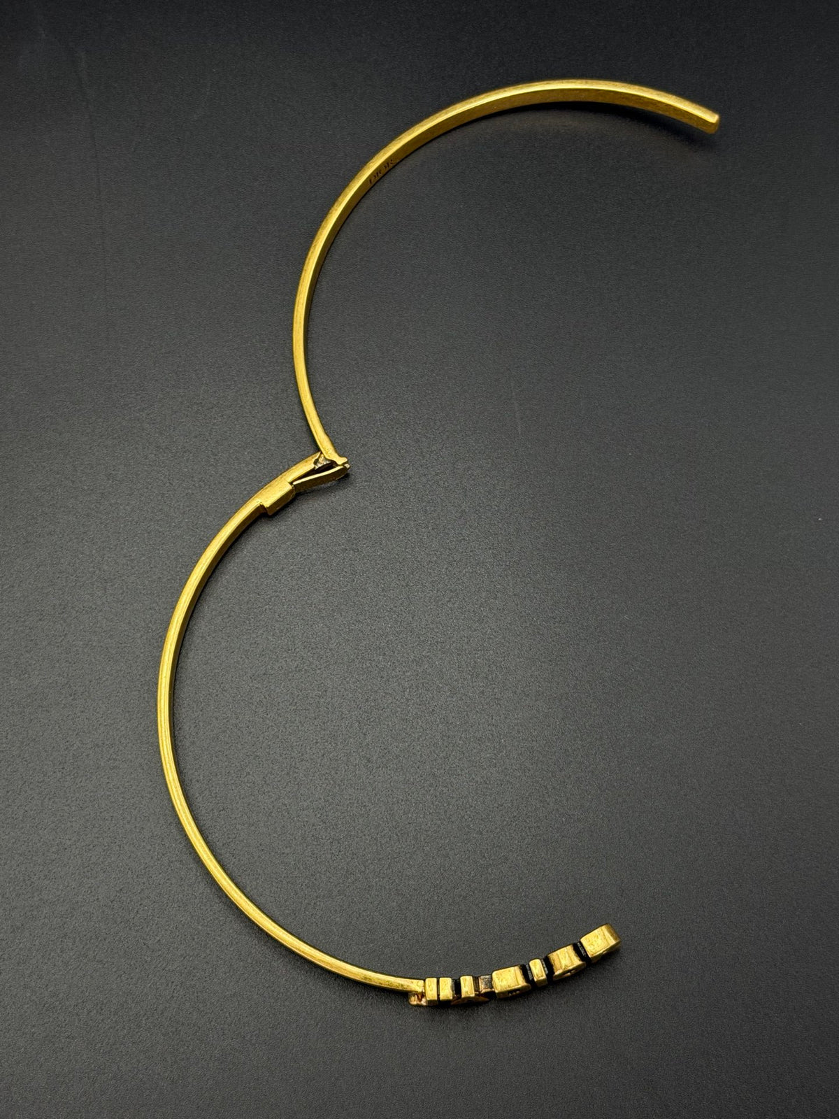 Dior J'Adior Antique Gold Finish Bangle Bracelet
