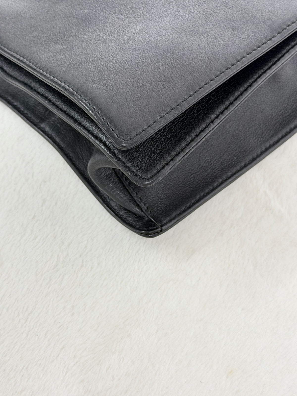 GUCCI Bamboo-handle Genuine Handbag