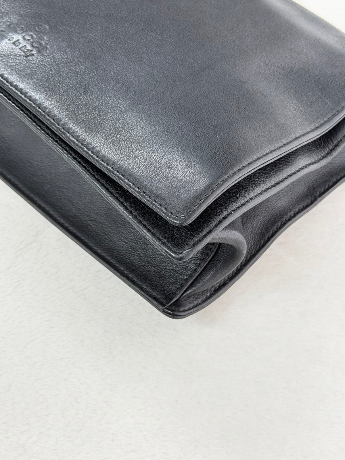 GUCCI Bamboo-handle Genuine Handbag