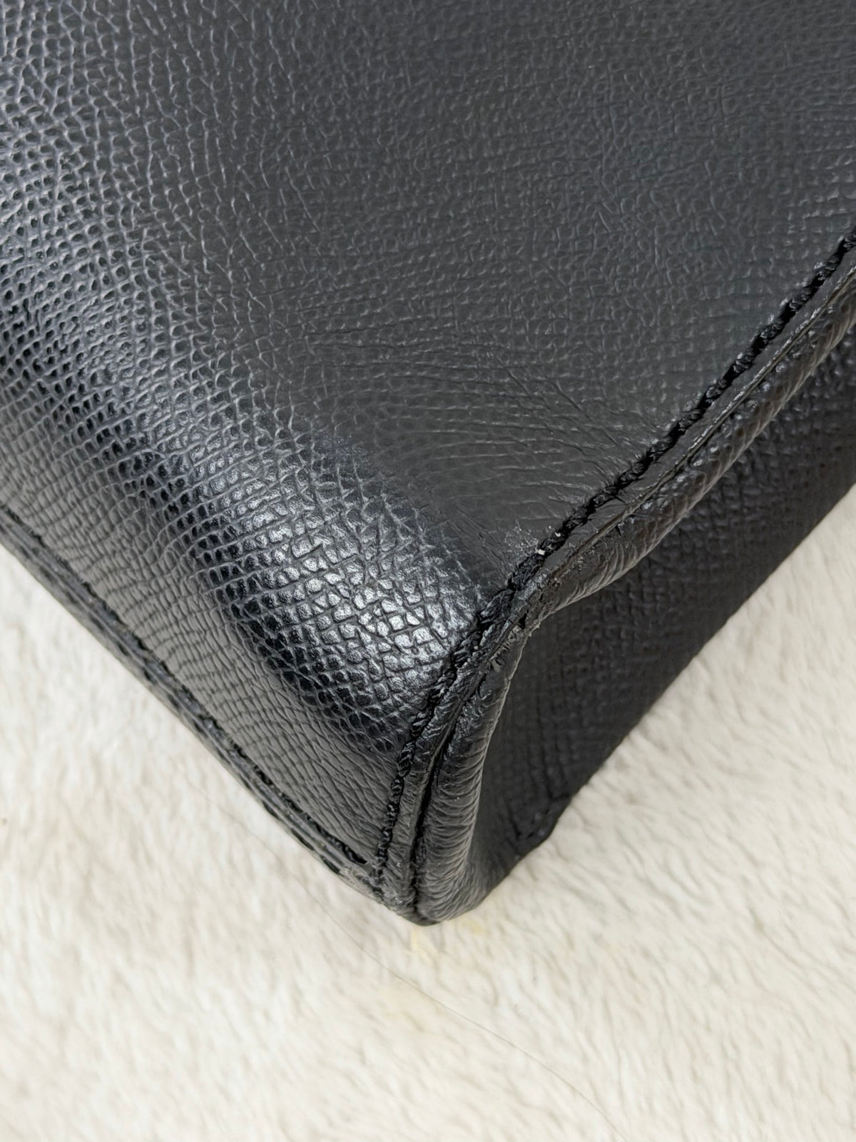 Chanel Caviar Skin Logo Charm ToteBag