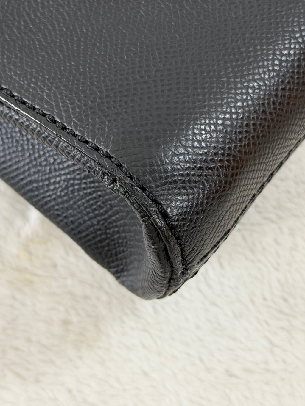 Chanel Caviar Skin Logo Charm ToteBag