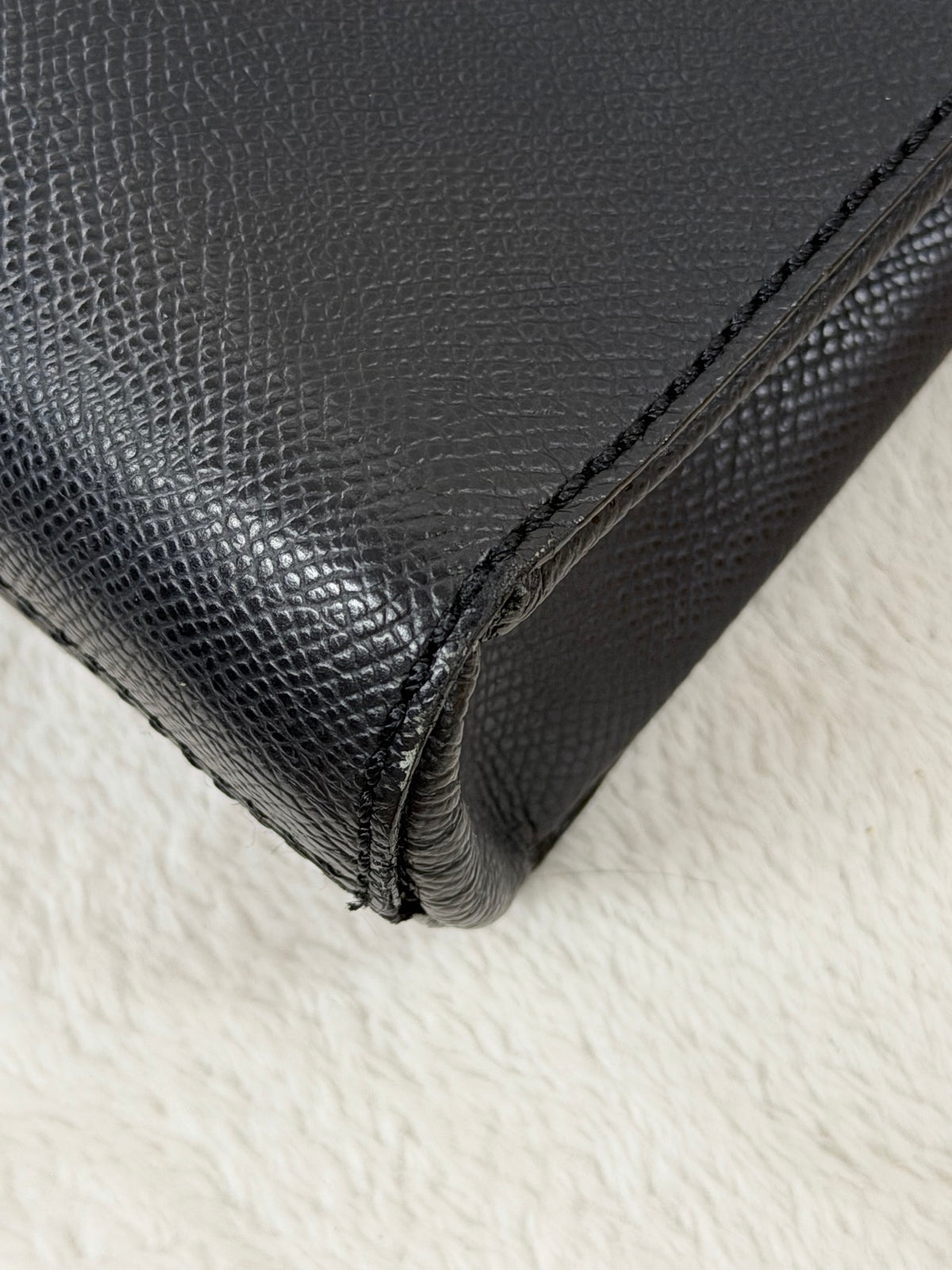Chanel Caviar Skin Logo Charm ToteBag