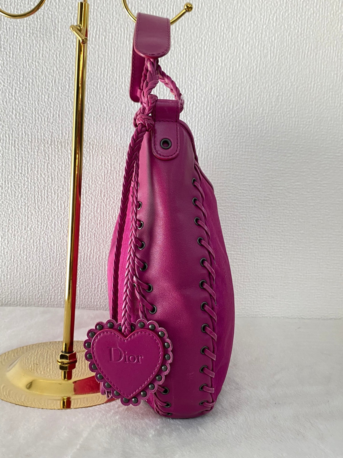 Christian Dior Oblique canvas ethnic hobo bag