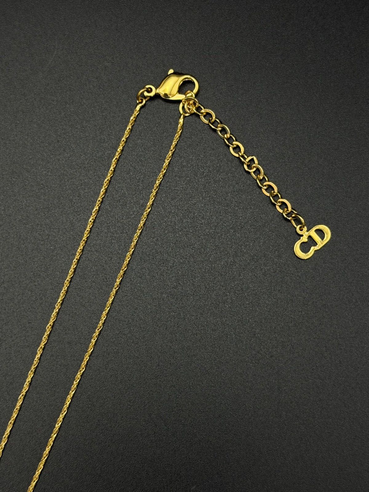 Dior Gold Pumps Charm Necklace