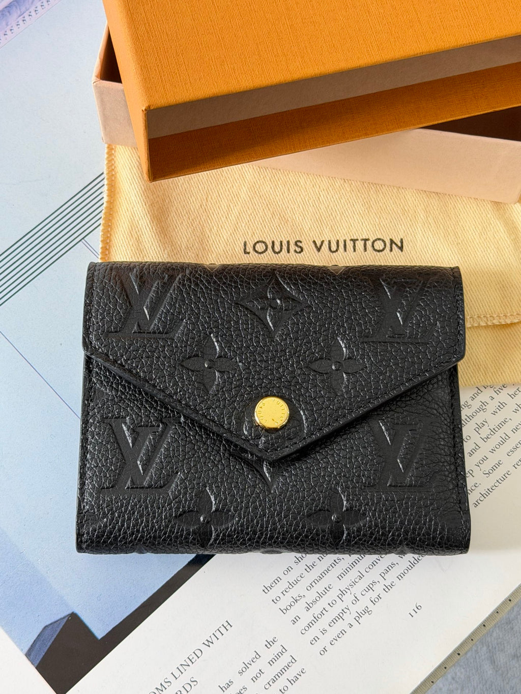 Louis Vuitton Zoe Monogram Leather Trifold Wallet