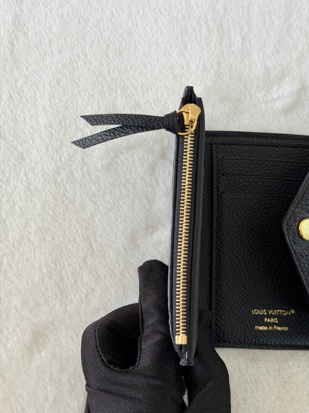 Louis Vuitton Zoe Monogram Leather Trifold Wallet