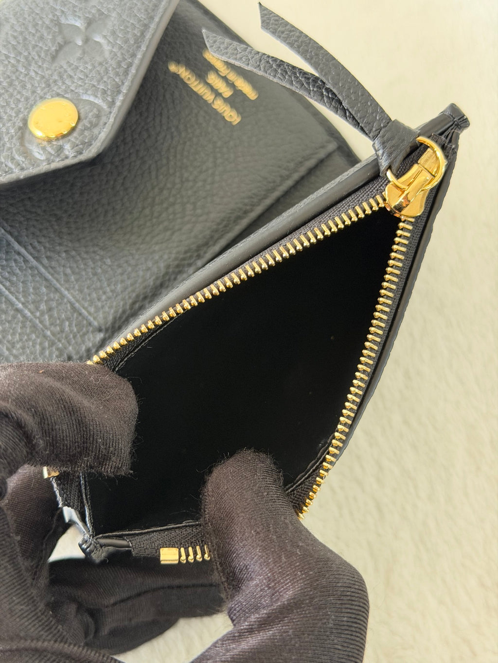 Louis Vuitton Zoe Monogram Leather Trifold Wallet