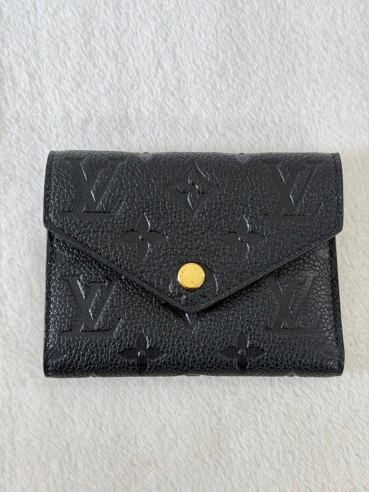 Louis Vuitton Zoe Monogram Leather Trifold Wallet