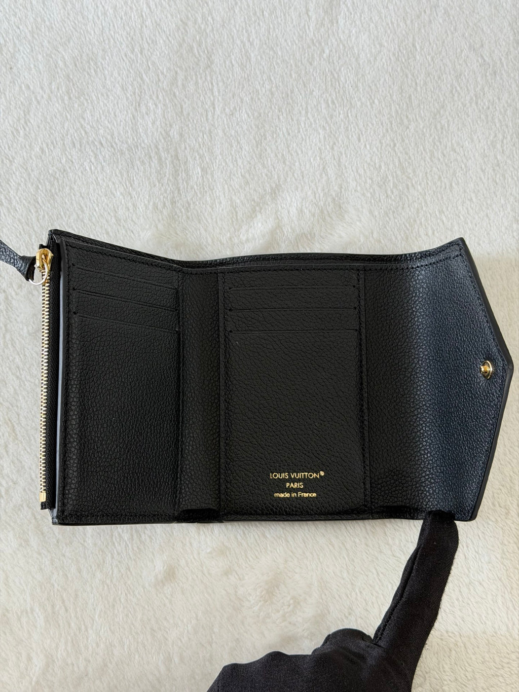 Louis Vuitton Zoe Monogram Leather Trifold Wallet