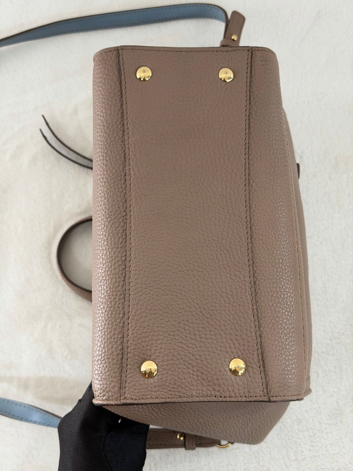 Salvatore Ferragamo Small Amy Pebbled Calfskin Tote