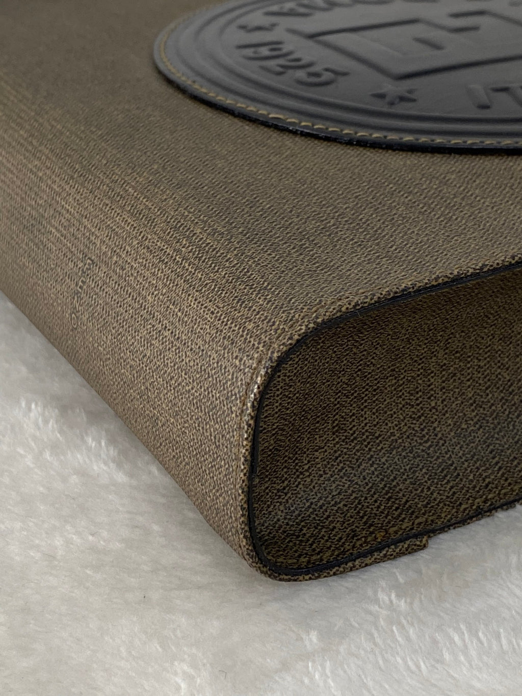 Fendi Square Canvas 2-Way Shopper Tote