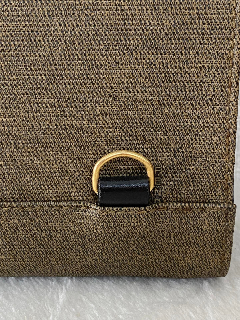 Fendi Square Canvas 2-Way Shopper Tote