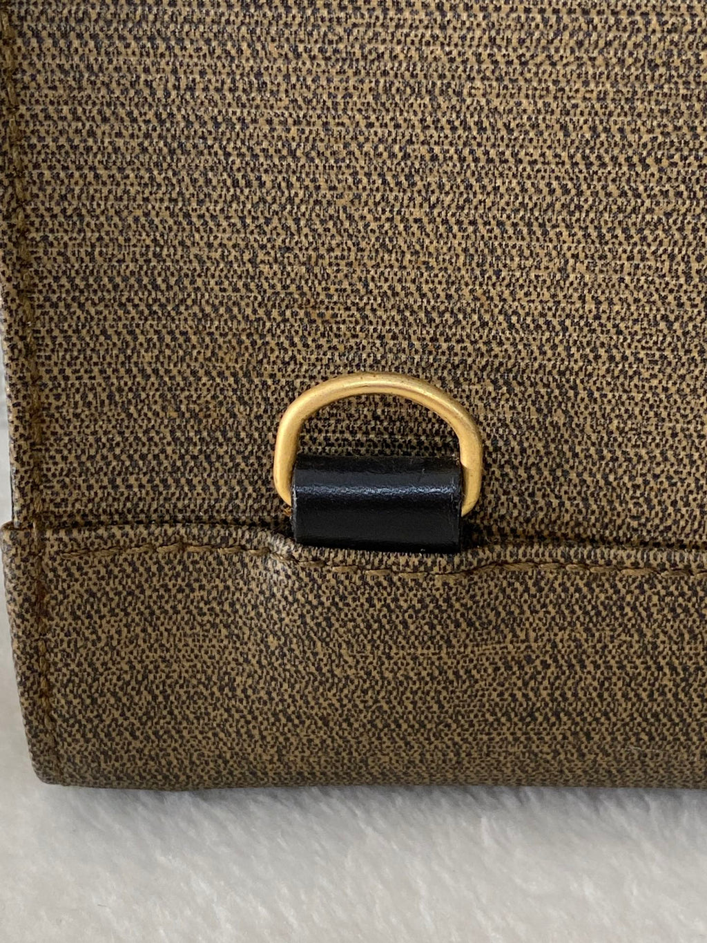 Fendi Square Canvas 2-Way Shopper Tote